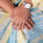 Linen saree in Blue & Yellow