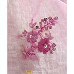 Parsi French knot Hand embroidery pink Suit