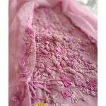 Parsi French knot Hand embroidery pink Suit