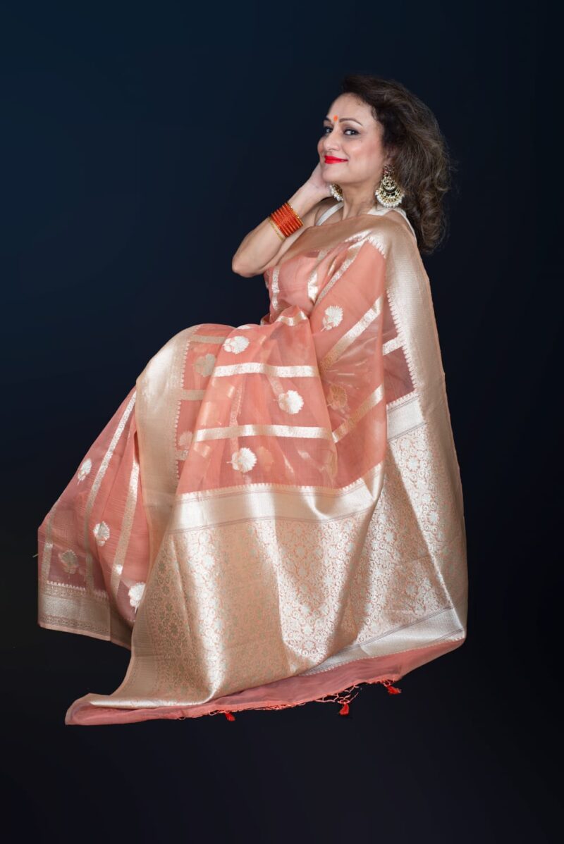 Viscose Tissue Saree